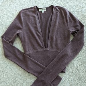 Aritzia Wilfred crop top worn twice